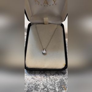 Diamond Charm on Gold chain